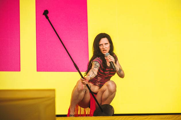 Sa_G live at Roskilde Festival 2026 Roskilde, Denmark. 29th, June 2026. The Norwegian rapper Sa_G performs a live concert during the Danish music festival Roskilde Festival 2026 in Roskilde. Denmark, Roskilde  Copyright: xGonzalesxPhoto ChristianxHjorthx