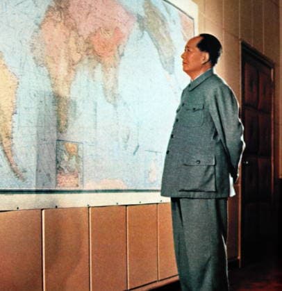 RECORD DATE NOT STATED Chairman Mao in Beijing, in 1967. Chairman Mao in Beijing, in 1967. Mao Zedong (1893 - September 9, 1976), was a Chinese communist revolutionary who became the founding father of the People s Republic of China (PRC), which he ruled as the Chairman of the Communist Party of China from its establishment in 1949 until his death Editorial use only. All other uses to be cleared with the copyright owner (World History Archive), in advance., WHA_133_0868.jpg, Chairman Mao; Mao Zedong; Beijing; 1967; Chinese communist revolutionary; People s Republic of China; PRC; founding father; Communist Party of China; ruler; establishment; death; leader; political figure; historical; portrait; iconic; cultural revolution; red guard; pro Copyright: xWorldxHistoryxArchivex