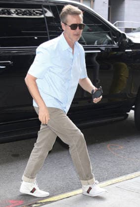 NEW YORK, NY- JUNE 29: Edward Norton seen in New York City on June 29, 2026. Copyright: xRWx