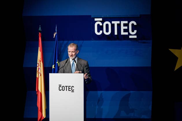The King Presides Over the COTEC 2026 Foundation’s Annual Event in Madrid King Felipe VI presides over the annual event of the COTEC Foundation for Innovation at the Círculo de Bellas Artes Casa Europa on June 29, 2026, in Madrid, Spain. This forum brings together business leaders, scientists, academics, and institutional representatives to present the annual report on the state of innovation in Spain and discuss key strategies for the technological and digital transition of the productive sector. JUNE 29, 2026 Carlos Lujá Madrid, Spain  Copyright: xCarlosxLujanx 7631432