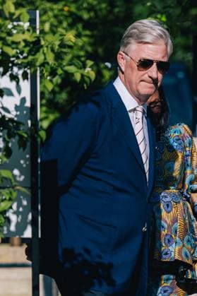 King Philippe - Filip of Belgium pictured during a royal visit for the celebration of the 100th Anniversary of Virunga National Park at the Meise Botanical Garden, on Monday 29 June 2026.  EMILExWINDAL 179906703