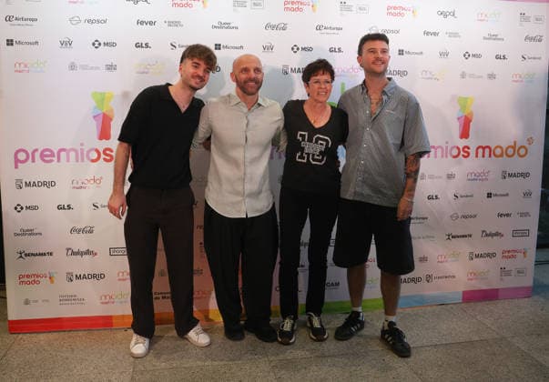 MADO’26 Awards Gala: María Giralt, an award recipient, with organizers from Pride Barcelona during the MADO’26 Awards Gala, on June 29, 2026, in Madrid, Spain. These awards were established in 2009 with the goal of recognizing and raising awareness of the important work carried out by individuals, associations, and public and private institutions in support of the LGTBIQ community. PRIDE AWARDS LGTBIQ PEOPLE Madrid, Spain  Copyright: xJosexVelascox 7631514