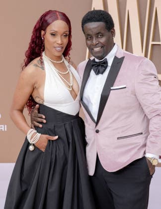 June 28, 2026, Los Angeles, California, USA: CATRINA GETER, GARY JOHNSON, aka, G Thang attend the 2026 BET Awards: Red Carpet. Los Angeles USA  - ZUMAb173 20260628_aap_b173_242 Copyright: xBillyxBennightx