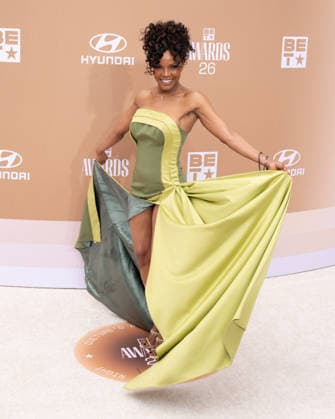 June 28, 2026, Los Angeles, California, USA: NADEGE AUGUST attends the 2026 BET Awards: Red Carpet. Los Angeles USA  - ZUMAb173 20260628_aap_b173_243 Copyright: xBillyxBennightx