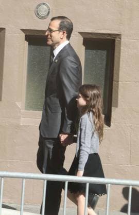 June 29, 2026, New York, New York, USA: Clive Davis s son DOUG DAVIS and daughter seen at music mogul Clive Davis s Funeral held at Central Synagogue in midtown Manhattan. New York USA - ZUMAk03_ 20260629_zaf_k03_011 Copyright: xNancyxKaszermanx
