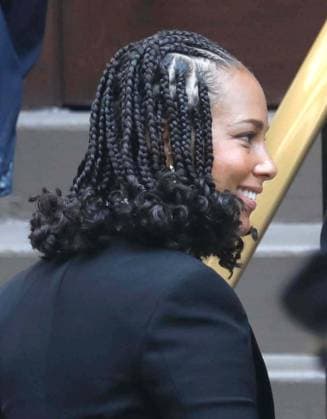June 29, 2026, New York, New York, USA: Singer ALICIA KEYS seen at music mogul Clive Davis s Funeral held at Central Synagogue in midtown Manhattan. New York USA - ZUMAk03_ 20260629_zaf_k03_069 Copyright: xNancyxKaszermanx
