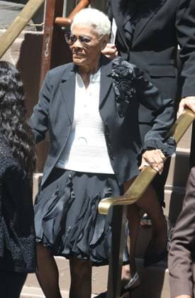 June 29, 2026, New York, New York, USA: Singer DIONNE WARWICK seen at music mogul Clive Davis s Funeral held at Central Synagogue in midtown Manhattan. New York USA - ZUMAk03_ 20260629_zaf_k03_098 Copyright: xNancyxKaszermanx