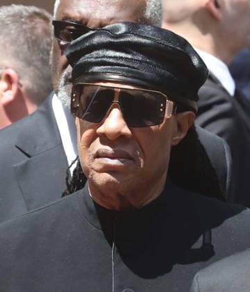 June 29, 2026, New York, New York, USA: Singer STEVIE WONDER seen at music mogul Clive Davis s Funeral held at Central Synagogue in midtown Manhattan. New York USA - ZUMAk03_ 20260629_zaf_k03_113 Copyright: xNancyxKaszermanx