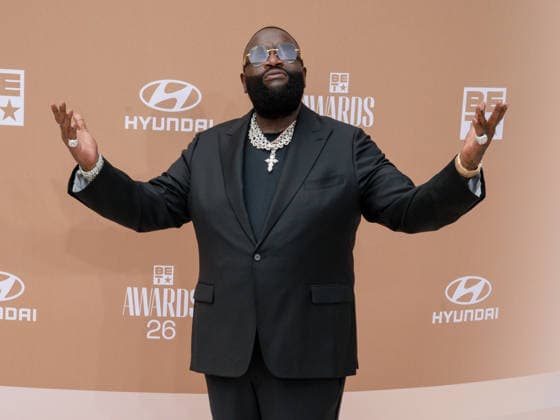 June 28, 2026, Los Angeles, California, USA: RICK ROSS attends the 2026 BET Awards: Red Carpet. Los Angeles USA  - ZUMAb173 20260628_aap_b173_334 Copyright: xBillyxBennightx