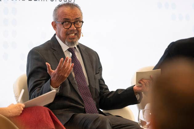 June 29, 2026, Madrid, Spain: The Director-General of the World Health Organisation (WHO), Tedros Adhanom Ghebreyesus attends the official opening of the new UN World Tourism Organisation headquarters at the Madrid Conference Centre. Madrid Spain  - ZUMAs197 20260629_aaa_s197_112 Copyright: xAtilanoxGarciax