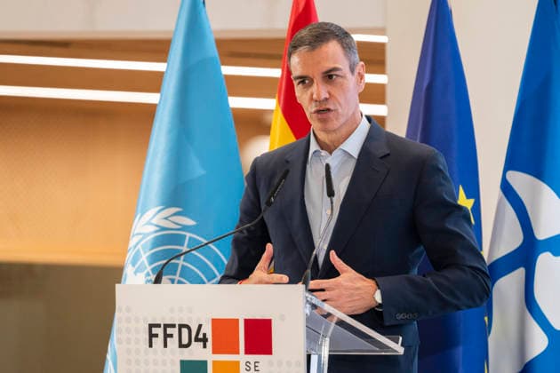 June 29, 2026, Madrid, Spain: Prime Minister, Pedro Sanchez speaks during the official opening of the new UN World Tourism Organisation headquarters at the Madrid Conference Centre. Madrid Spain - ZUMAs197 20260629_aaa_s197_122 Copyright: xAtilanoxGarciax