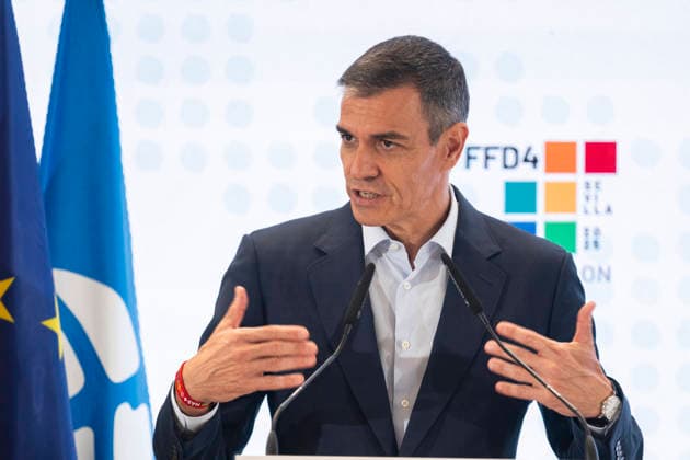 June 29, 2026, Madrid, Spain: Prime Minister, Pedro Sanchez speaks during the official opening of the new UN World Tourism Organisation headquarters at the Madrid Conference Centre. Madrid Spain - ZUMAs197 20260629_aaa_s197_127 Copyright: xAtilanoxGarciax