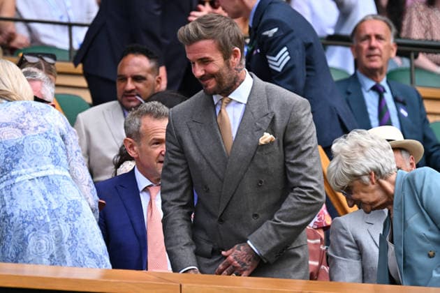 Davis Beckham At Wimbledon Tennis Championships - London David Beckham attends a match at the 2026 Wimbledon Tennis Championships at the All England Lawn Tennis Club (AELTC) in London, UK on June 29, 2026. Photo by Corinne Dubreuil ABACAPRESS.COM London United Kingdom  Copyright: xDubreuilxCorinne ABACAx