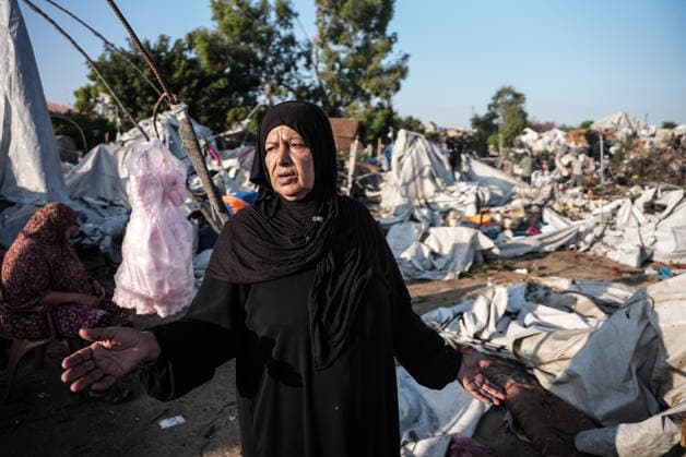 Israeli strike on Khan Yunis despite ceasefire leaves widespread destruction KHAN YUNIS, GAZA STRIP, PALESTINE - JUNE 30: A view of widespread destruction following an Israeli strike on tents sheltering displaced Palestinians in the Al-Mawasi area west of Khan Yunis in the southern Gaza Strip, Palestine on June 30, 2026. Israeli army carried out the attack despite the ceasefire, causing extensive damage in the area. Mahmoud Bassam Anadolu Khan Yunis Gaza. Editorial use only. Please get in touch for any other usage.  Copyright: x2026xAnadoluxMahmoudxBassamx