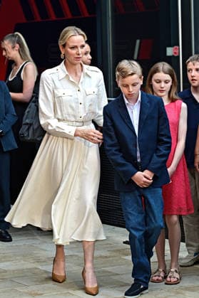 Einweihung Themenbereich Monaco im Europapark. Fürstin Charlene , Prinz Jacques und Prinzessin Gabriella von Monaco anläßlich der Einweihung des Themenbereiches Monaco am 29.06.2026 im Europapark Rust. 20260629MWI132181 *** Inauguration of the Monaco Theme Area at Europapark: Princess Charlene, Prince Jacques and Princess Gabriella of Monaco at the opening of the Monaco theme area on June 29, 2026, at Europapark in Rust 20260629MWI132181