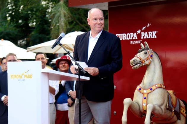 Albert II. Fürst von Monaco bei der Einweihung des Themenbereichs Monaco im Europa-Park. Rust, 29.06.2026 *** Albert II, Prince of Monaco, at the inauguration of the Monaco theme area at Europa-Park in Rust, June 29, 2026 Foto:xAgenturxWehnertx xGränzdörferx xFuturexImagex monaco_6630