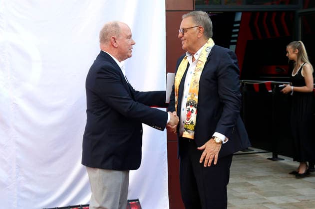 Albert II. Fürst von Monaco und Roland Mack bei der Einweihung des Themenbereichs Monaco im Europa-Park. Rust, 29.06.2026 *** Albert II, Prince of Monaco, and Roland Mack at the opening of the Monaco themed area at Europa-Park in Rust, June 29, 2026 Foto:xAgenturxWehnertx xGränzdörferx xFuturexImagex monaco_6631