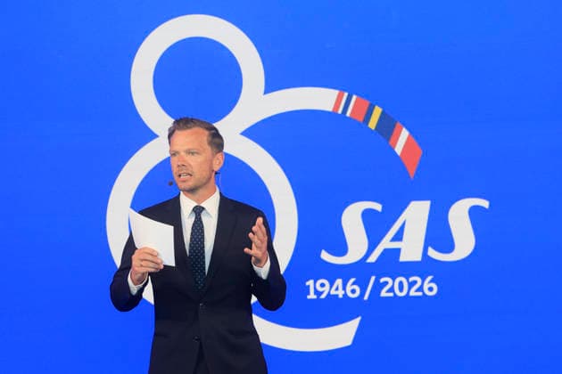 KASTRUP, DANMARK 20260630 Peter Hummelgaard, finansminister Danmark, under SAS pressträff i Danmark under tisdagen. KASTRUP DANMARK x10600x *** KASTRUP, DENMARK 20260630 Peter Hummelgaard, Denmark’s Minister of Finance, during an SAS press conference in Denmark on Tuesday KASTRUP DENMARK x10600x  Copyright: xAndreasxHillergren TTx PRESSTRÄFF SAS soe9K40Fcgo
