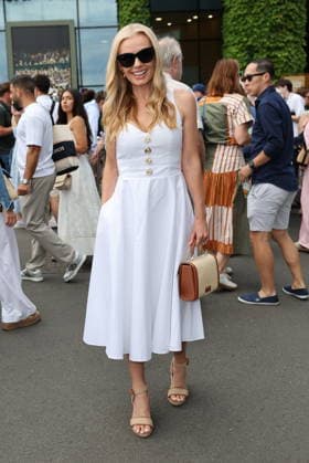 . 30 06 2026. London, United Kingdom. Katherine Jenkins arriving on day two of the Wimbledon Tennis Championships in London .  xStephenxLockx xi-Imagesx IIM-26865-0007
