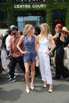 . 30 06 2026. London, United Kingdom. The Spencer twins arriving on day two of the Wimbledon Tennis Championships in London .  xStephenxLockx xi-Imagesx IIM-26865-0008