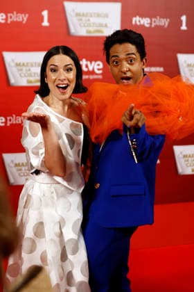RTVE presents the second season of Maestros de la Costura Celebrity 2. Singer Blanca Paloma and actor Jazz Vilá pose at the photocall during the presentation of the second season of Maestros de la Costura Celebrity 2, on June 30, 2026, in Madrid, Spain CELEBRITIES RTVE SHOW PHOTOCALL Antonio Gutié Madrid Madrid, Spain  Copyright: xAntonioxGutiÃ rrezx 7632990