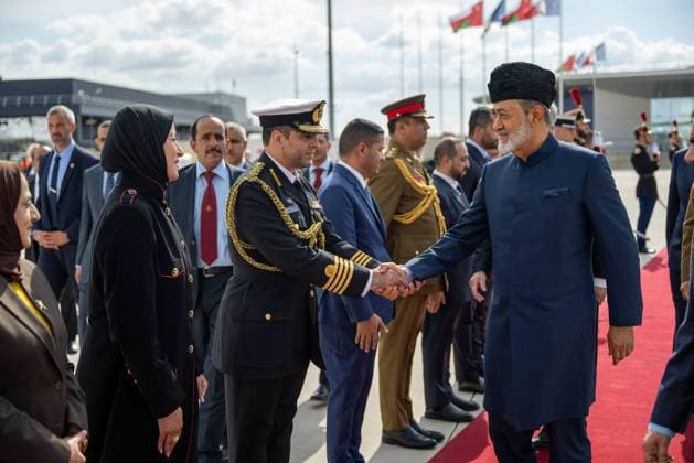 The Sultan of Oman, Haitham bin Tariq, departed Paris at the conclusion of a visit to France, heading to the United Kingdom for a private visit The Sultan of Oman, Haitham bin Tariq, departed Paris at the conclusion of a visit to France, heading to the United Kingdom for a private visit, in Paris, France, on June 30, 2026. Photo by Sultan of Oman Press Office APA Images Muscat Muscat Oman 300626_France_OPO_00(6) Copyright: xapaimagesxSultanxofxOmanxPressxOffice xAPAxImagesx