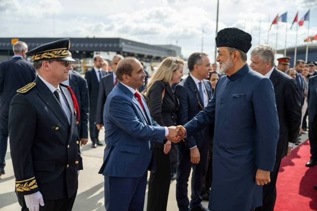 The Sultan of Oman, Haitham bin Tariq, departed Paris at the conclusion of a visit to France, heading to the United Kingdom for a private visit The Sultan of Oman, Haitham bin Tariq, departed Paris at the conclusion of a visit to France, heading to the United Kingdom for a private visit, in Paris, France, on June 30, 2026. Photo by Sultan of Oman Press Office APA Images Muscat Muscat Oman 300626_France_OPO_00(1) Copyright: xapaimagesxSultanxofxOmanxPressxOffice xAPAxImagesx