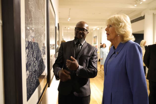 King visits Scotland for Holyrood Week Queen Camilla during her visit to see the exhibition of Chaos and Control, Printmaking in Scotland Now, as part of the bicentenary celebrations for the Royal Scottish Academy of Art and Architecture (RSA) in Edinburgh. Picture date: Tuesday June 30, 2026., Credit:Steve Welsh PA ROTA - B68 Avalon UK, Edinburgh  Copyright: xStevexWelshx xPAxROTAx-xB68x xAvalonx 1113543842