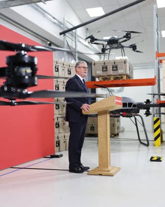 Prime Minister Keir Starmer visits Malloy Aeronautics 30 06 2026. Maidenhead, United Kingdom. Prime Minister Keir Starmer delivers a speech on Defence at Malloy Aeronautics., Credit:Ben Perry B66 Avalon United Kingdom, Berkshire, Maidenhead, Malloy Aeronautics  Copyright: xBenxPerryx xB66x xAvalonx 1113544714