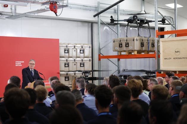 Prime Minister Keir Starmer visits Malloy Aeronautics 30 06 2026. Maidenhead, United Kingdom. Prime Minister Keir Starmer delivers a speech on Defence at Malloy Aeronautics., Credit:Ben Perry B66 Avalon United Kingdom, Berkshire, Maidenhead, Malloy Aeronautics  Copyright: xBenxPerryx xB66x xAvalonx 1113544895