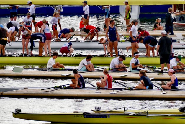 Day 1 Henley Royal Regatta It was a dull, wet start to the first day of the event. General atmosphere on day one of the Henley Royal Regatta. The 2026 Henley Royal Regatta takes place from Tuesday 30th June to Sunday 5th July 2026. This historic, six-day head-to-head knockout rowing competition is held on the River Thames in Henley on Thames. It stands as the absolute pinnacle of the international and British summer military, student, and club rowing calendars., Credit:Geoffrey Swaine Geoff Swaine - B4563 Avalon UK, Oxfordshire, Henley on Thames  Copyright: xGeoffreyxSwainex xGeoffxSwainex-xB4563x xAvalonx 1113516100