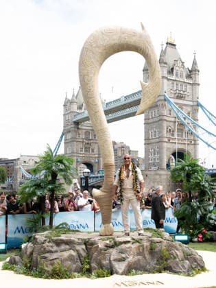 Dwayne Johnson attends the Moana Experience Launch in Potters Fields Park, London, England. UK. Tuesday 30th June 2026. Copyright: xJamesxWarrenx M22UNV~2