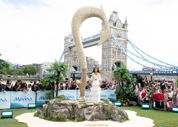 Catherine Laga aia attends the Moana Experience Launch in Potters Fields Park, London, England. UK. Tuesday 30th June 2026. Copyright: xJamesxWarrenx M4F4RW~F