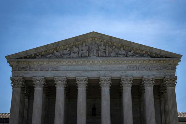 The Supreme Court of the United States is seen in Washington, DC as the court releases their final opinions before summer recess on Tuesday, June 30, 2026. The court upheld birthright citizenship, and also state laws banning transgender women and girls from playing on school athletic teams.  WAP20260630430 BONNIExCASH