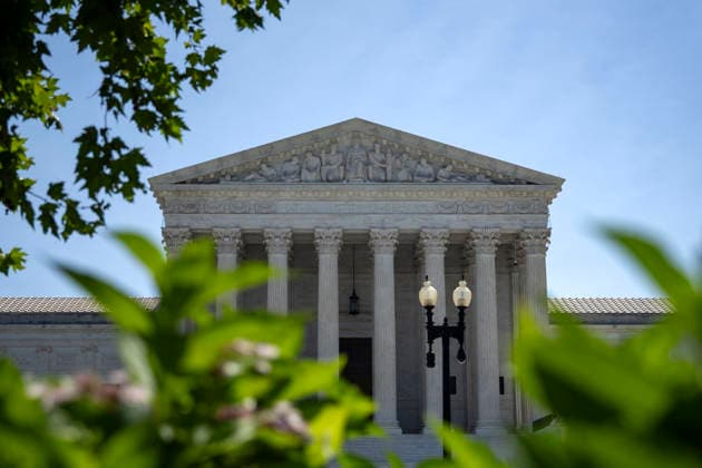 The Supreme Court of the United States is seen in Washington, DC as the court releases their final opinions before summer recess on Tuesday, June 30, 2026. The court upheld birthright citizenship, and also state laws banning transgender women and girls from playing on school athletic teams.  WAP20260630434 BONNIExCASH