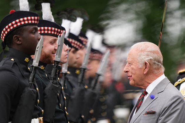 . 30 06 2026. Edinburgh, United Kingdom. King Charles III during the Ceremony of the Keys at the Palace of Holyroodhouse in Edinburgh, Scotland, United Kingdom.  xPoolx xi-Imagesx IIM-26868-0020