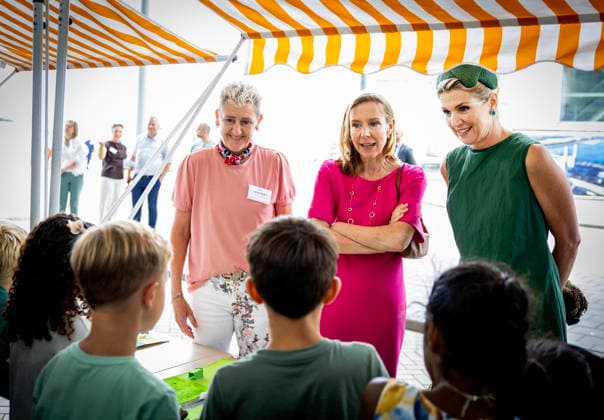 30-06-2026 Lelystad Queen Maxima with Minister of Economic Affairs Stientje van Veldhoven and Genevieve Prevenier attended the opening of the battery park at the Maxima power plant of energy company Engie, one of the most modern in Europe, recently converted to run on hydrogen as a supplementary fuel, and supplies electricity to nearly two million households in Lelystad. Â  Copyright: xPPEx