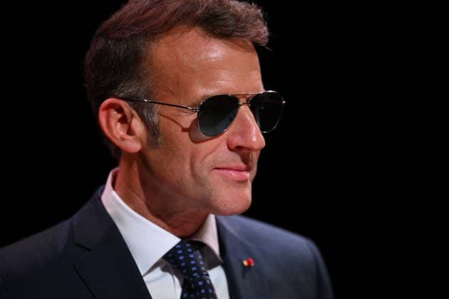 Macron Delivers A Speech During the World Congress Against the Death Penalty - Paris French President Emmanuel Macron delivers a speech during the World Congress Against the Death Penalty in Paris, on June 30, 2026. It was noted that the president was wearing sunglasses due to an eye condition. Photo by Eliot Blondet ABACAPRESS.COM Paris France  Copyright: xBlondetxEliot ABACAx