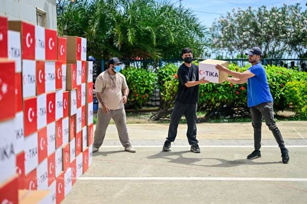 TIKA delivers 1000 relief packages to quake-hit Venezuela LA GUAIRA, VENEZUELA - JUNE 30: The Turkish Cooperation and Coordination Agency (TIKA) delivers approximately 1,000 relief packages of humanitarian aid to Venezuela, which was affected by severe earthquakes, in La Guaira, Venezuela on June 30, 2026. Cem Tekkesinoglu Anadolu La Guaira World. Editorial use only. Please get in touch for any other usage.  Copyright: x2026xAnadoluxCemxTekkesinoglux