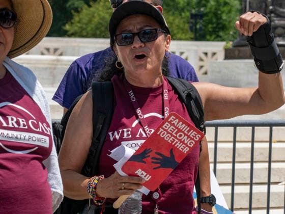 June 30, 2026, Washington, District Of Columbia, USA: CASA members and supporters celebrate the Supreme Court decision reaffirming birthright citizenship. All children born in the United States, regardless of their parents immigration status, are U.S. citizens. This overturns President Trumps unconstitutional executive order, which sought to reinterpret the 14th amendment. Washington USA - ZUMAd155 20260630_znp_d155_019 Copyright: xSuexDorfmanx