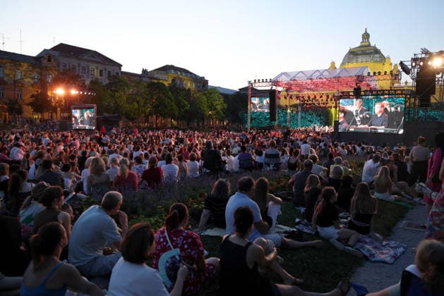 Zagreb Classic: Celebration of the Musical People watch concert of the Zagreb City Theatre Komedija orchestra during the Zagreb Classic open-air concert Celebration of the Musical at King Tomislav Square in Zagreb, Croatia on June 30, 2026. Gala concert celebrates the 75th anniversary of Zagreb City Theatre Komedija, featuring highlights from some of the theatre s most successful and beloved musicals.  JosipxMikacic PIXSELL