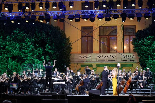 Zagreb Classic: Celebration of the Musical Performers of the Zagreb City Theatre Komedija orchestra perform during the Zagreb Classic open-air concert Celebration of the Musical at King Tomislav Square in Zagreb, Croatia on June 30, 2026. Gala concert celebrates the 75th anniversary of Zagreb City Theatre Komedija, featuring highlights from some of the theatre s most successful and beloved musicals.  JosipxMikacic PIXSELL