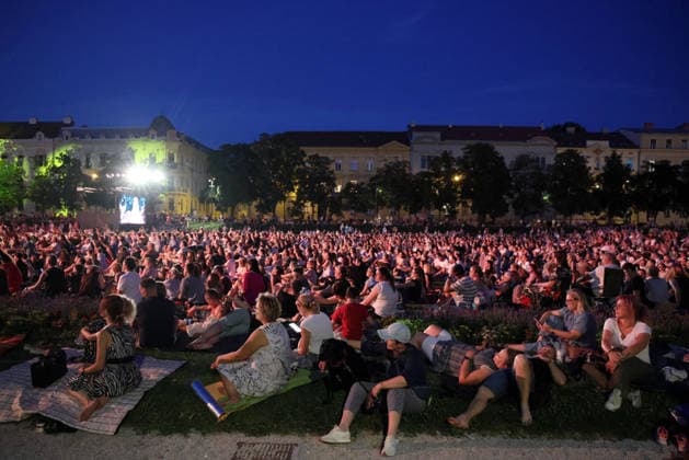 Zagreb Classic: Celebration of the Musical People watch concert of the Zagreb City Theatre Komedija orchestra during the Zagreb Classic open-air concert Celebration of the Musical at King Tomislav Square in Zagreb, Croatia on June 30, 2026. Gala concert celebrates the 75th anniversary of Zagreb City Theatre Komedija, featuring highlights from some of the theatre s most successful and beloved musicals.  JosipxMikacic PIXSELL