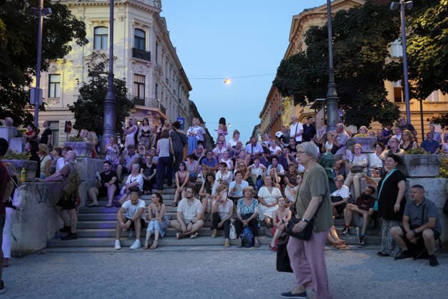 Zagreb Classic: Celebration of the Musical People watch concert of the Zagreb City Theatre Komedija orchestra during the Zagreb Classic open-air concert Celebration of the Musical at King Tomislav Square in Zagreb, Croatia on June 30, 2026. Gala concert celebrates the 75th anniversary of Zagreb City Theatre Komedija, featuring highlights from some of the theatre s most successful and beloved musicals.  JosipxMikacic PIXSELL