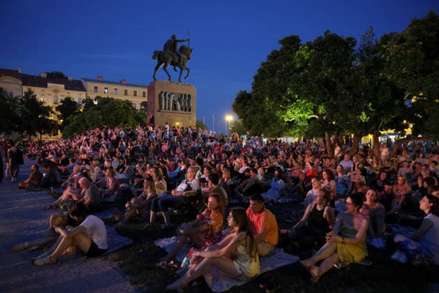 Zagreb Classic: Celebration of the Musical People watch concert of the Zagreb City Theatre Komedija orchestra during the Zagreb Classic open-air concert Celebration of the Musical at King Tomislav Square in Zagreb, Croatia on June 30, 2026. Gala concert celebrates the 75th anniversary of Zagreb City Theatre Komedija, featuring highlights from some of the theatre s most successful and beloved musicals.  JosipxMikacic PIXSELL