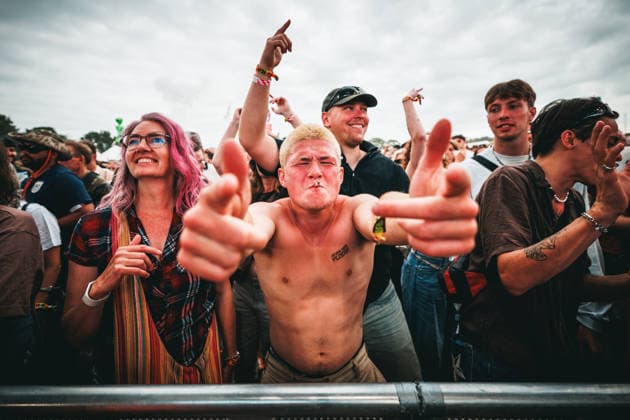 Eros For You live at Roskilde Festival 2026 Roskilde, Denmark. 30th, June 2026. Festival goers seen at a live concert with the Danish EDM duo Eros For You during the Danish music festival Roskilde Festival 2026 in Roskilde. Denmark, Roskilde  Copyright: xGonzalesxPhoto ChristianxHjorthx