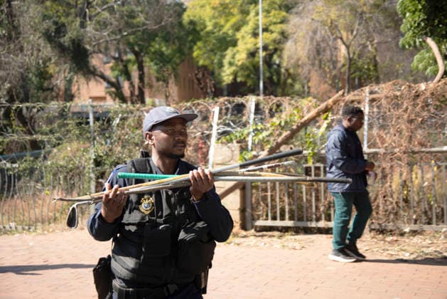 June 30, 2026, Pretoria, Gauteng, South Africa: June 30, 2026 , Pretoria, South Africa: Nearly 5,000 protesters took part in a march against illegal immigration in Pretoria. The demonstrations were reportedly organized by more than 20 anti-migrant organizations and civil society groups, including the March and March movement. Pretoria South Africa - ZUMAd214 20260630_znp_d214_192 Copyright: xManashxDasx