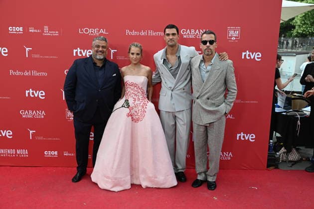 3rd Annual Spanish Fashion Academy Awards: Nacho Aguayo, Ana Fernández, Manu Moreno, and Álex Miralles at the 3rd Annual Spanish Fashion Academy Awards, held at the Gran Teatro Príncipe Pío on June 30, 2026, in Madrid, Spain. The awards recognize the brands, designers, artisans, companies, and projects that make up the industry through 13 categories that ensure proper representation of the entire sector, which is very broad and diverse. FASHION AWARDS PHOTOCALL José Madrid, Madrid, Spain  Copyright: xJosÃ xOlivax 7634737