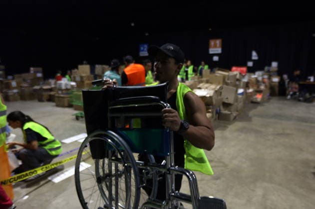 June 30, 2026, Valencia, Carabobo, Venezuela: June 30, 2026. Volunteers work to sort supplies at a collection center in the city of Valencia, Carabobo state. Photo: Juan Carlos Hernandez Valencia Venezuela - ZUMAhe3_ 20260630_abp_he3_012 Copyright: xJuanxCarlosxHernandezx