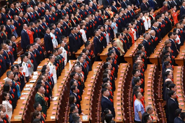 (260701) -- BEIJING, July 1, 2026 -- A gathering in celebration of the 105th founding anniversary of the Communist Party of China (CPC) is held at the Great Hall of the People in Beijing, capital of China, July 1, 2026. ) FOCUS China holds gathering marking 105th founding anniversary of CPC DingxLin 